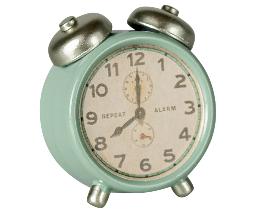 Maileg Alarm Clock ~ Mint