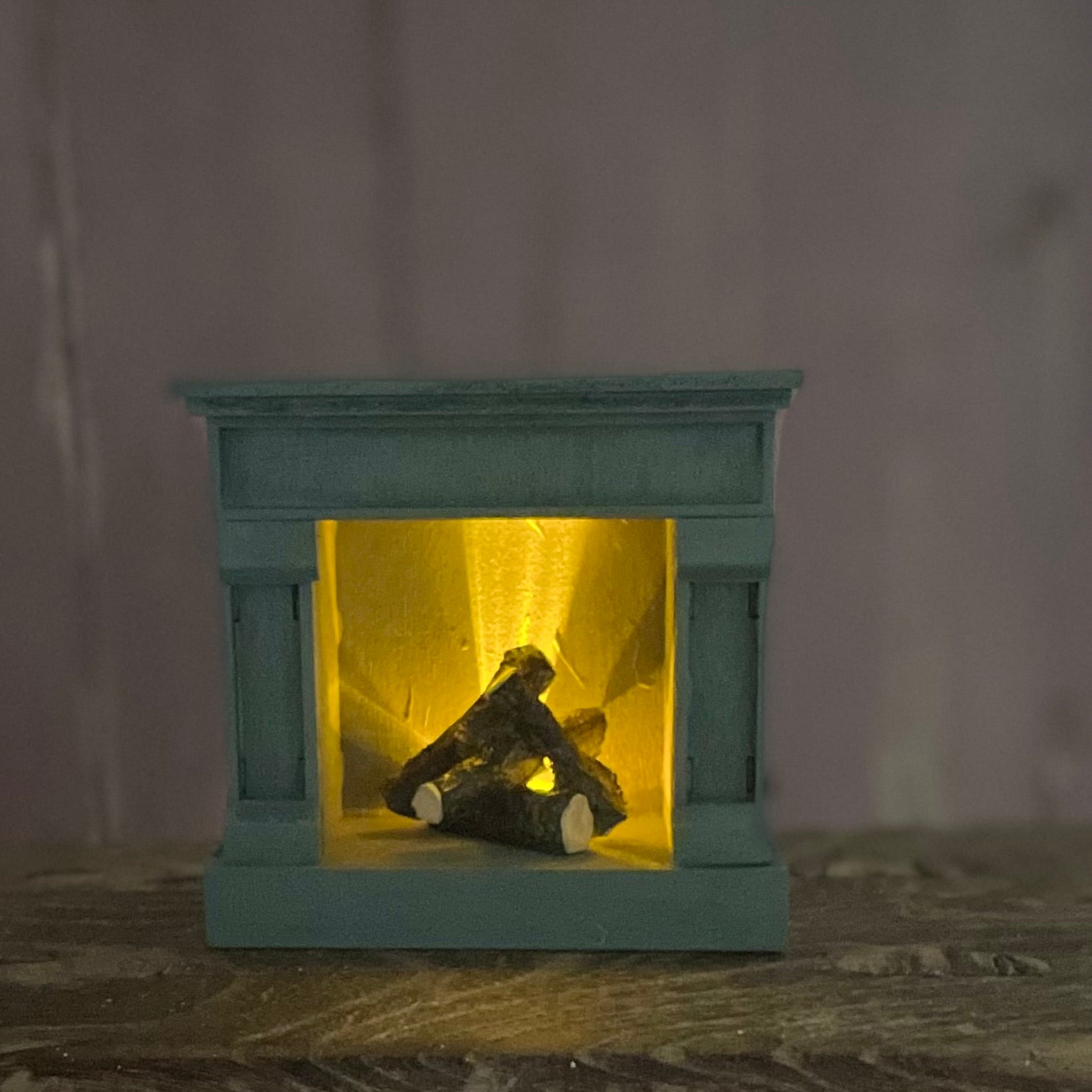 Maileg Fireplace ~ Blue