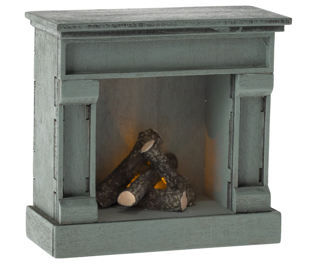 Maileg Fireplace ~ Blue