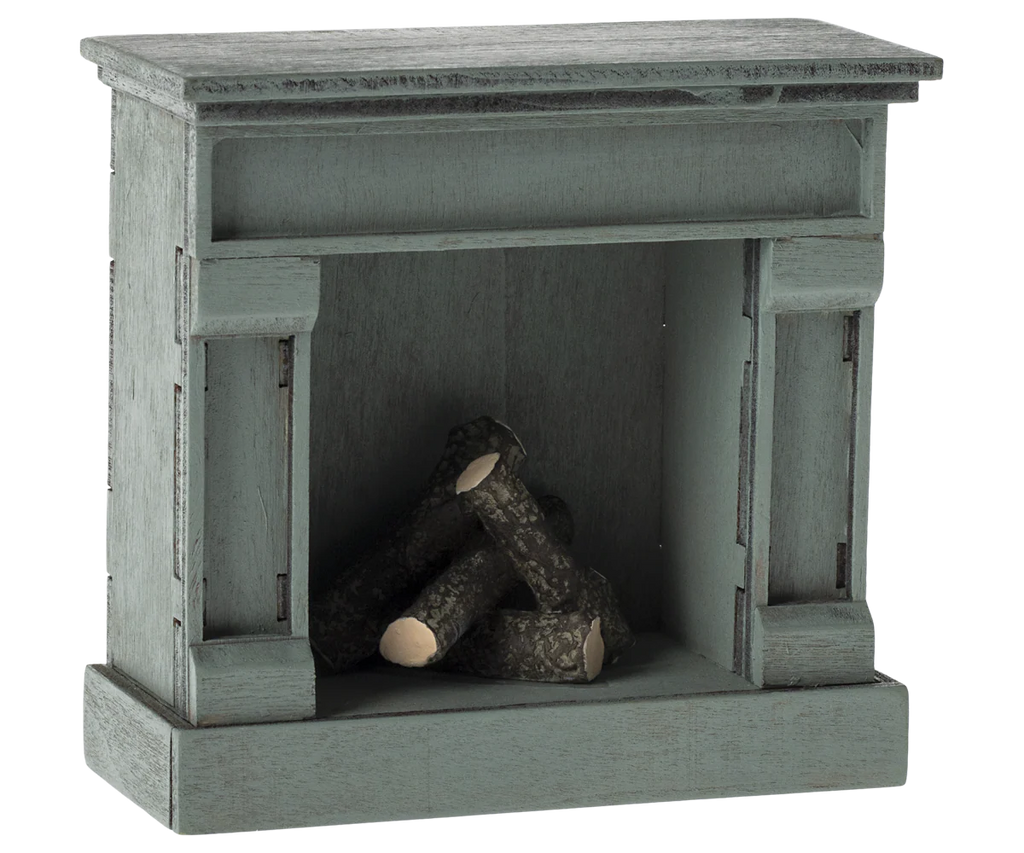 Maileg Fireplace ~ Blue