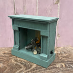 Maileg Fireplace ~ Blue