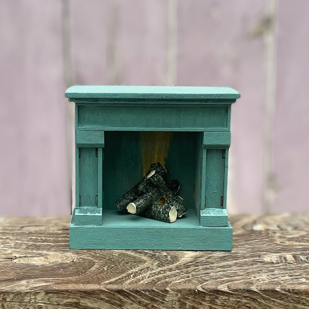Maileg Fireplace ~ Blue