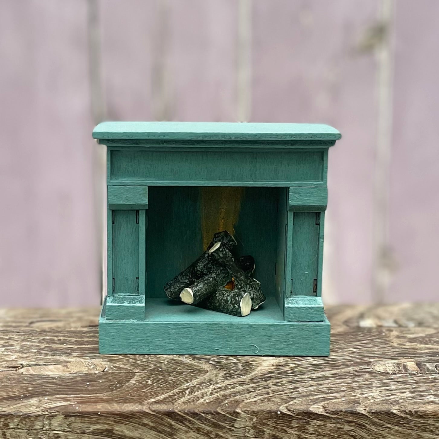 Maileg Fireplace ~ Blue
