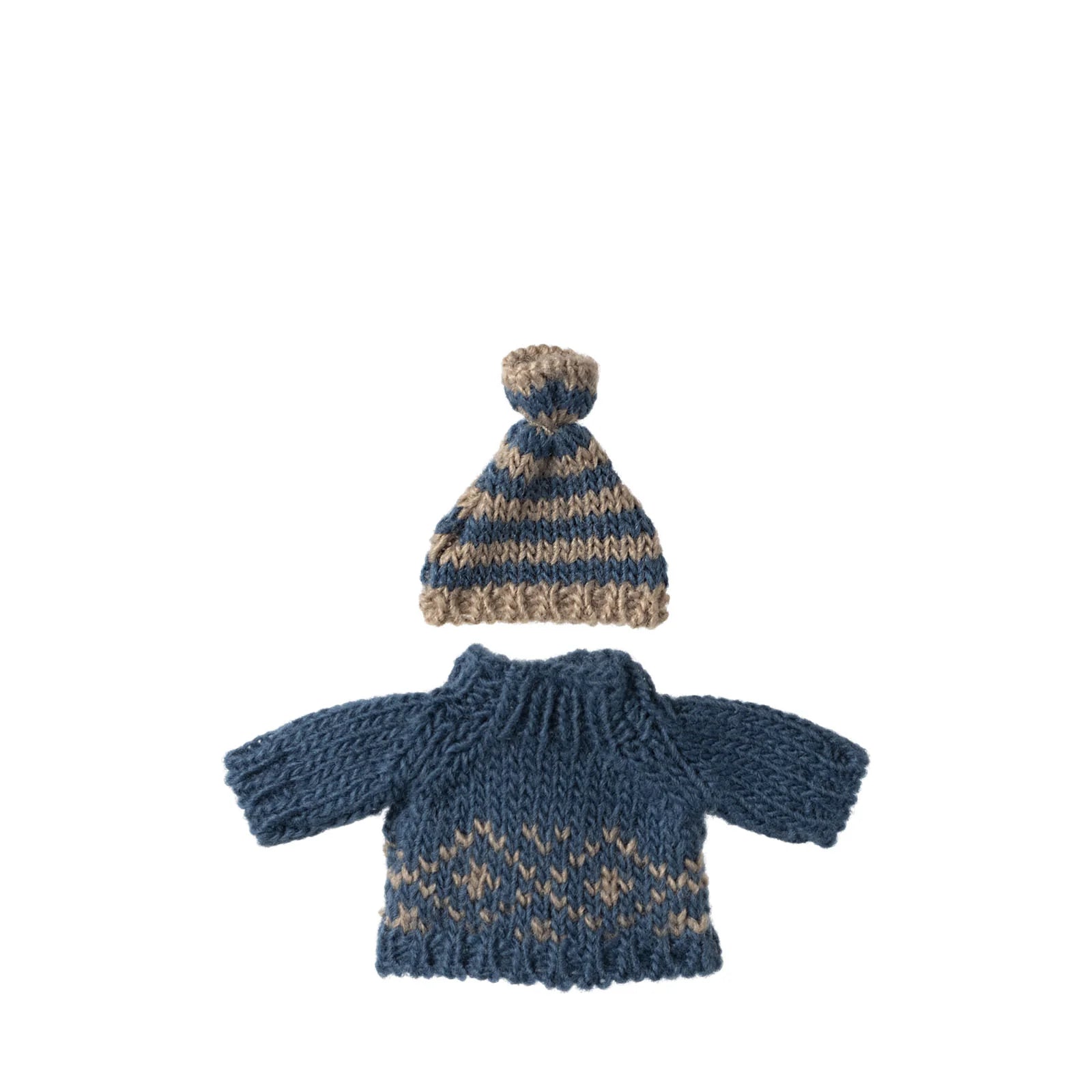 Maileg Knitted Jumper & Hat Set