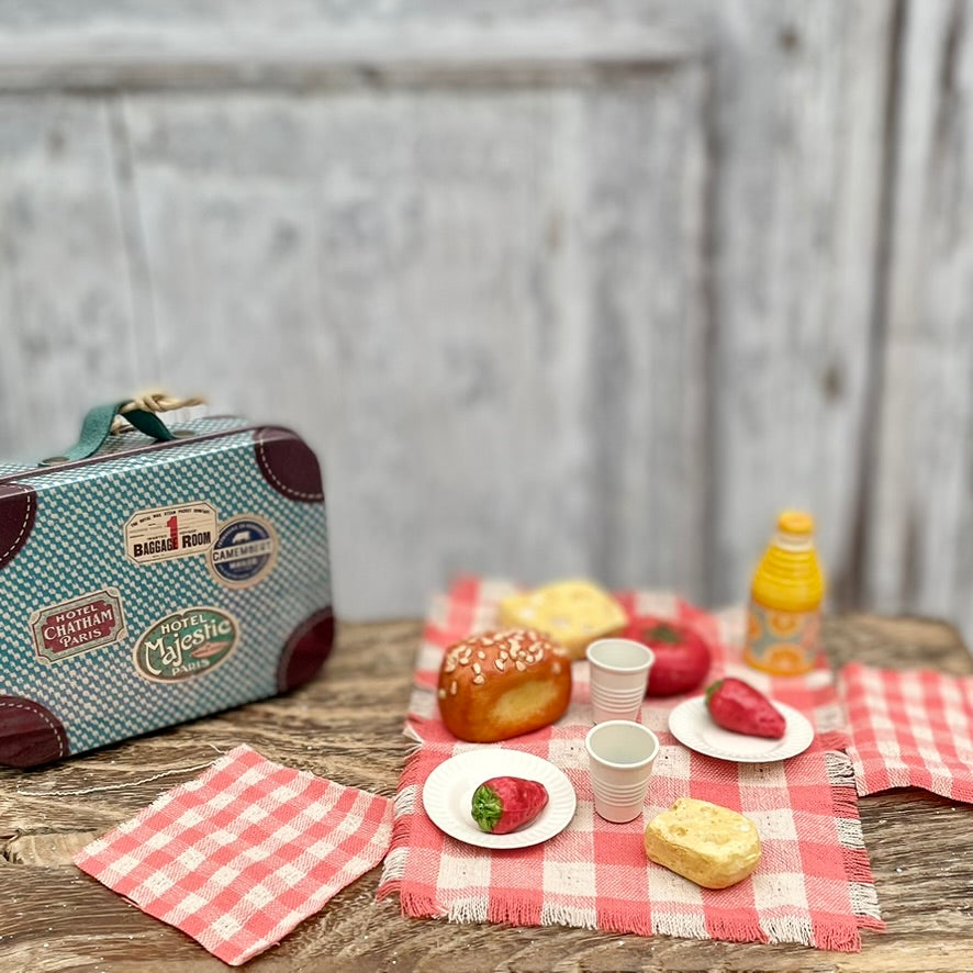 Maileg Miniature Picnic Set in a Suitcase