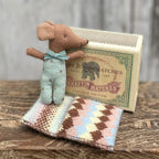 Maileg Sleepy Baby Mouse in a Matchbox Boy