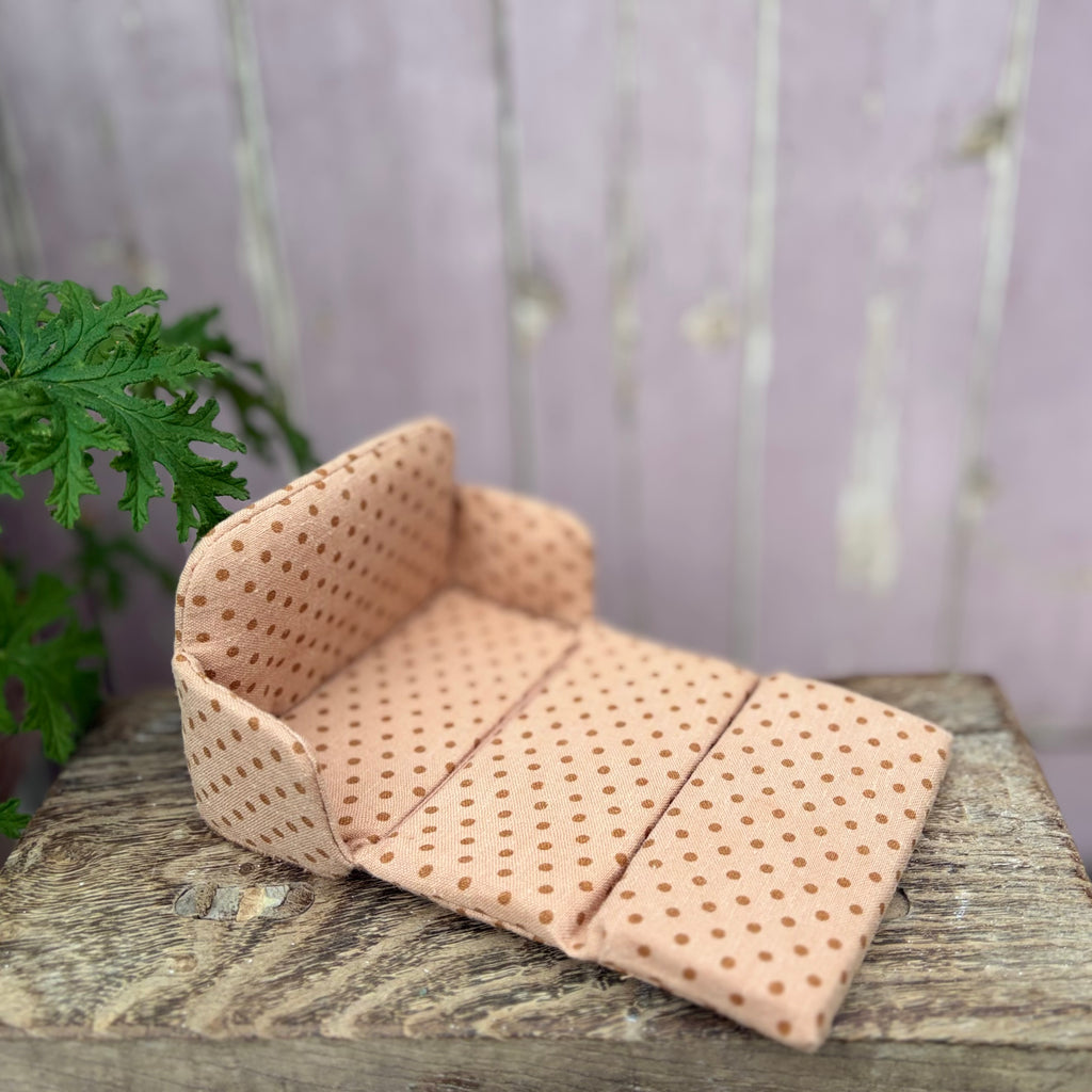 Maileg Pink Spotty Sofa Bed