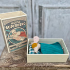 Maileg Superhero Mouse in a Matchbox