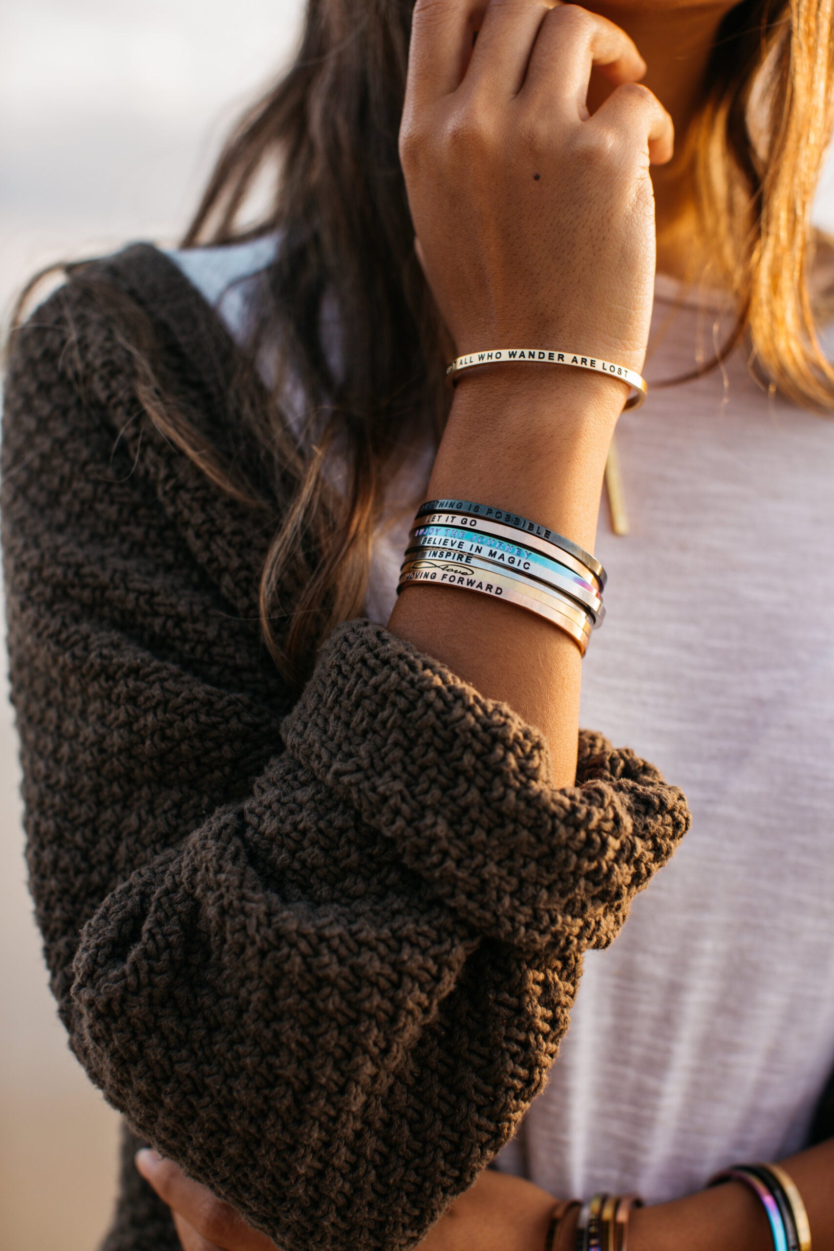 Gold MantraBand
