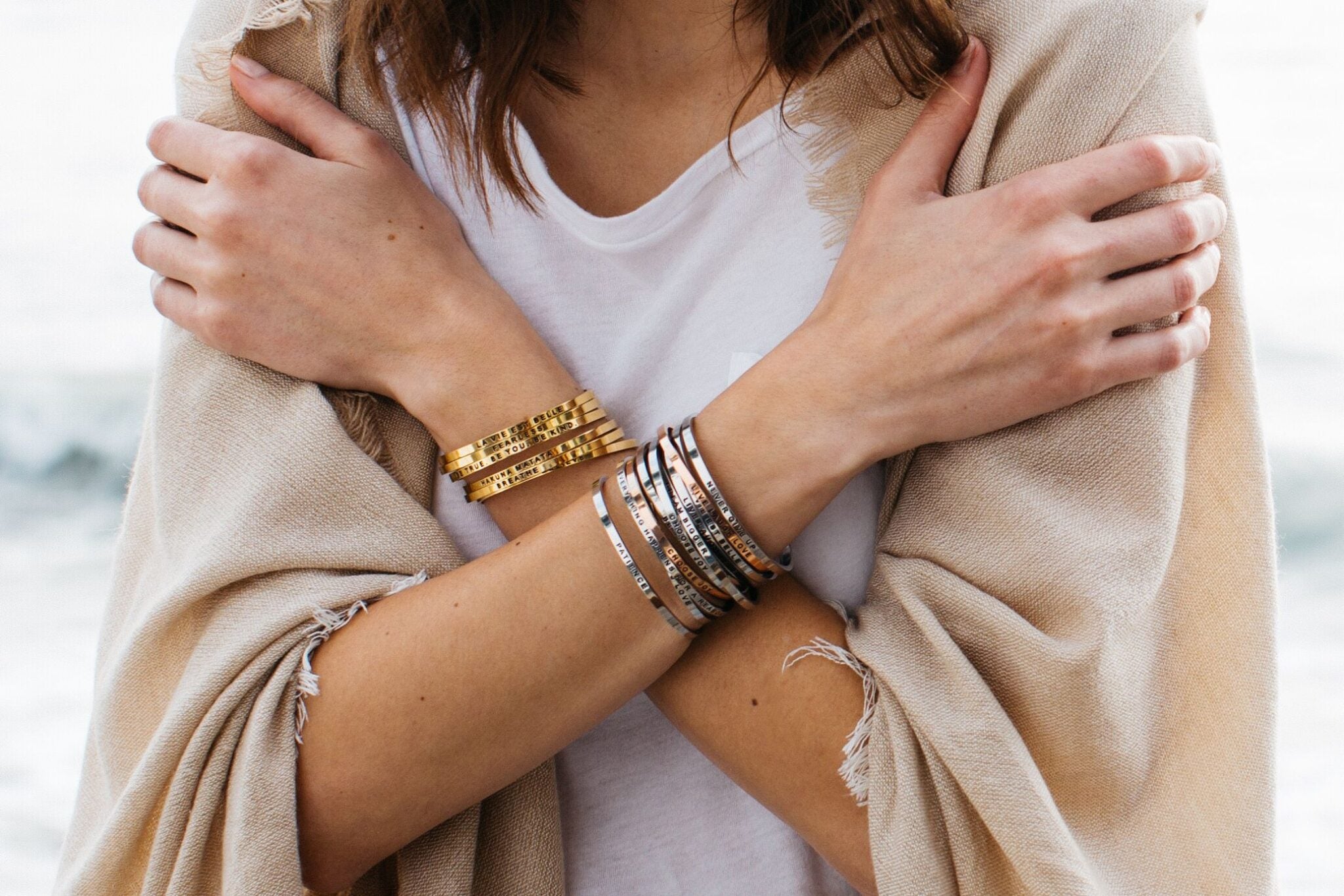 Gold MantraBand
