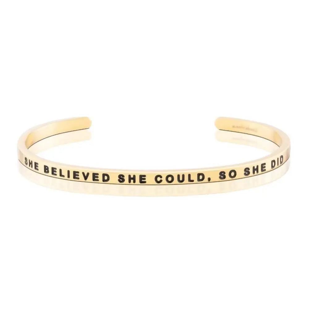 Gold MantraBand