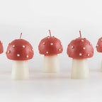 Mini Mushroom Candles