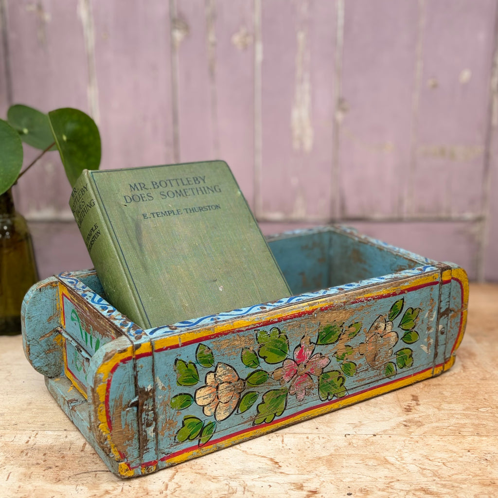 Hand Painted Brick Mould Storage Box