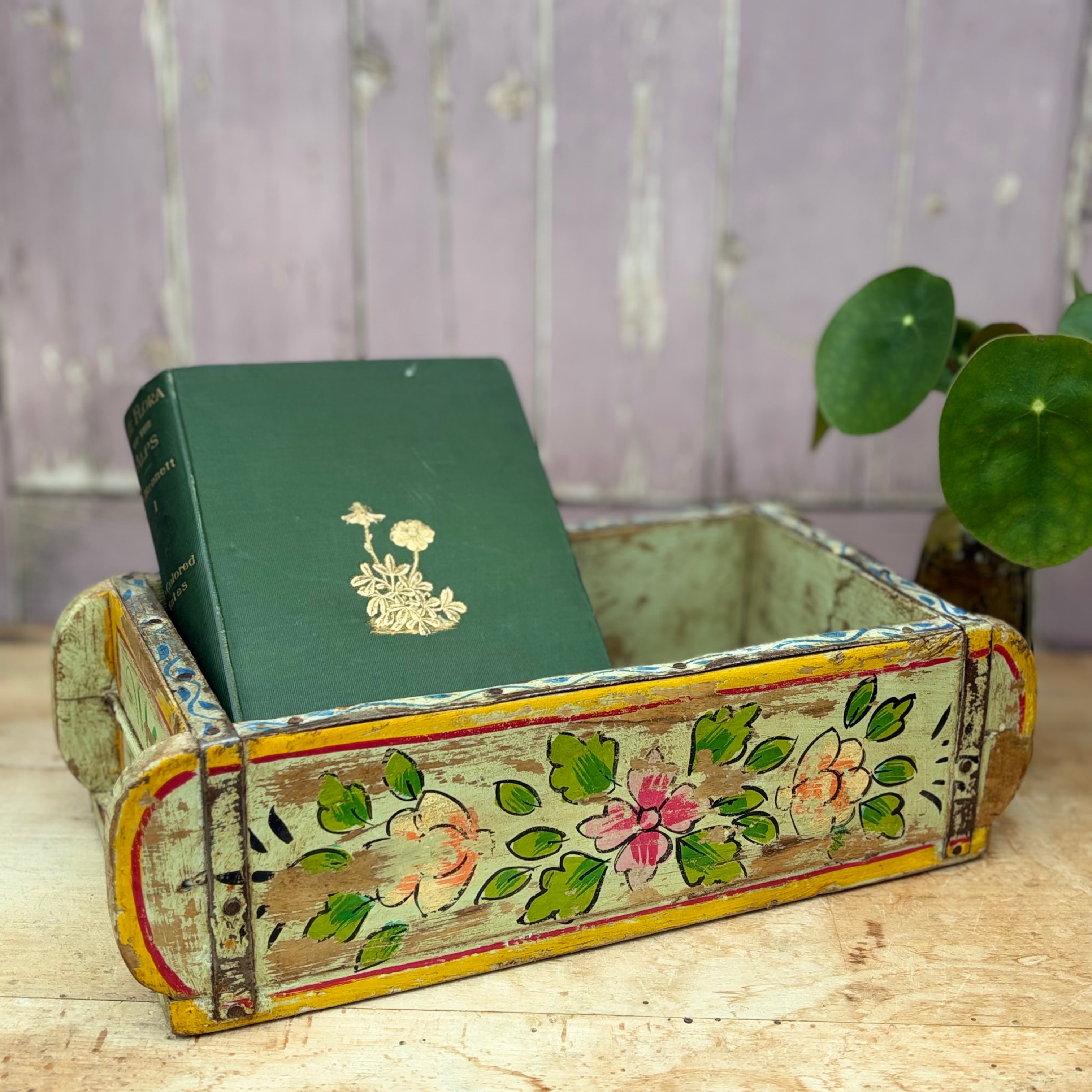 Hand Painted Brick Mould Storage Box