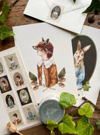 The Nature of Disguise Animal Masks Stamp Washi Tape