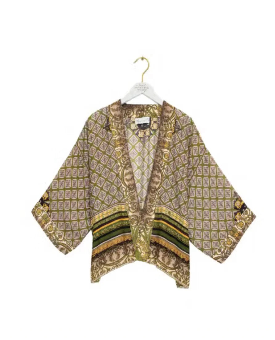 One Hundred Stars Kimono Amulet Green