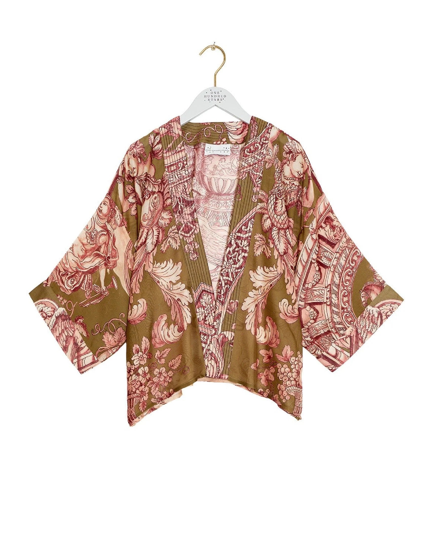 One Hundred Stars Kimono Angels Olive