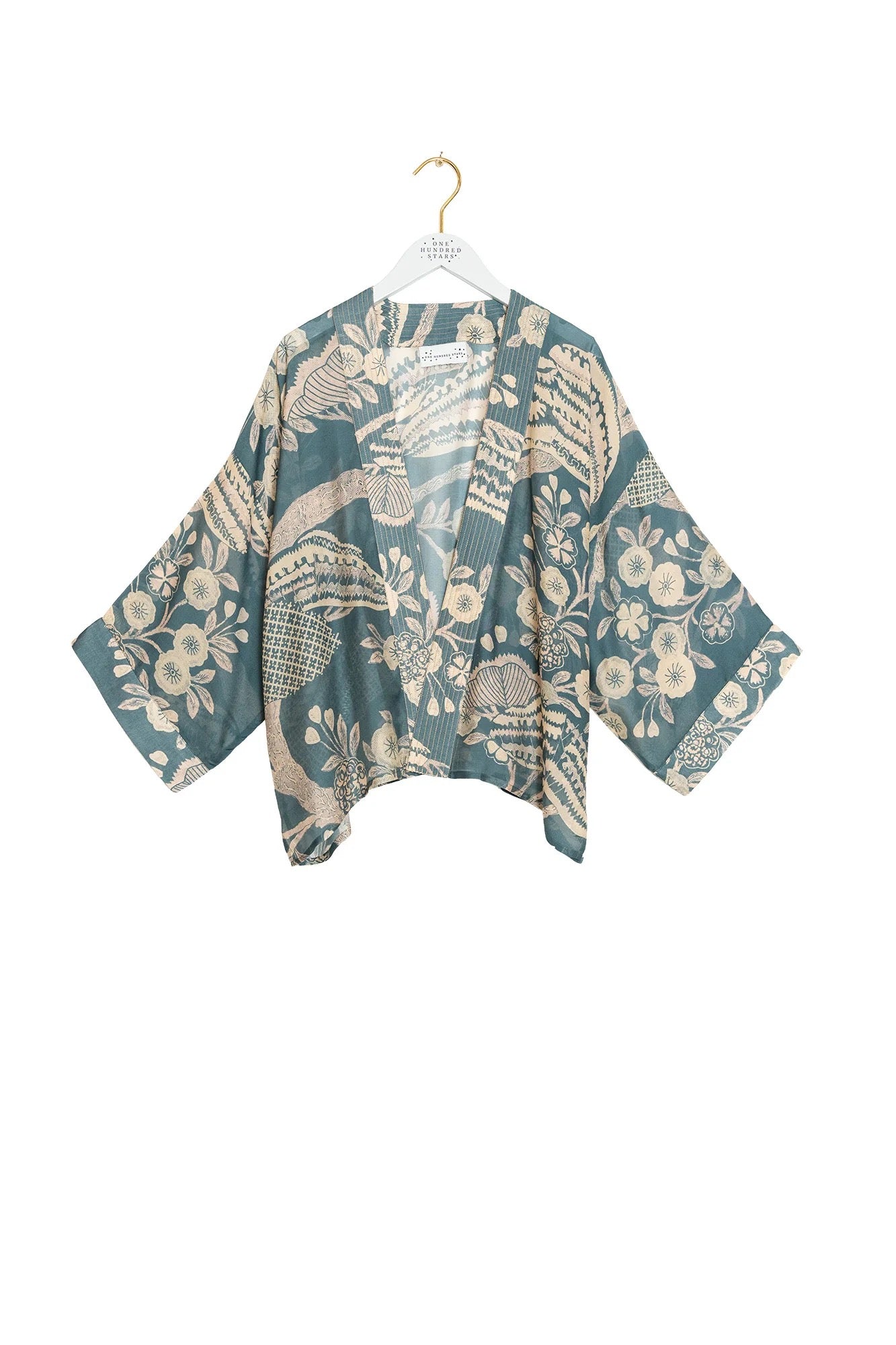 One Hundred Stars Kimono Rosa Blue