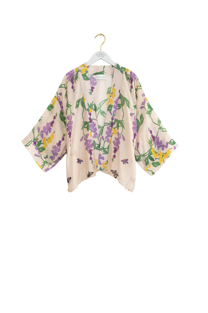One Hundred Stars Kimono Wisteria Lilac
