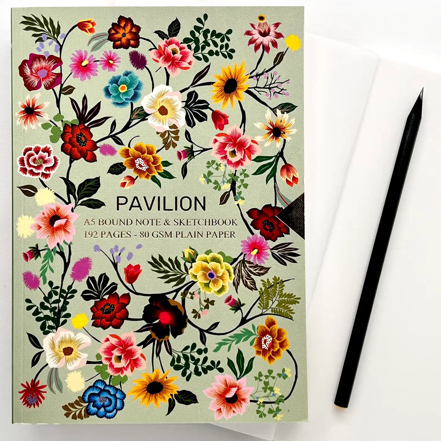 Tree of Life A5 Floral Foiled Notebook