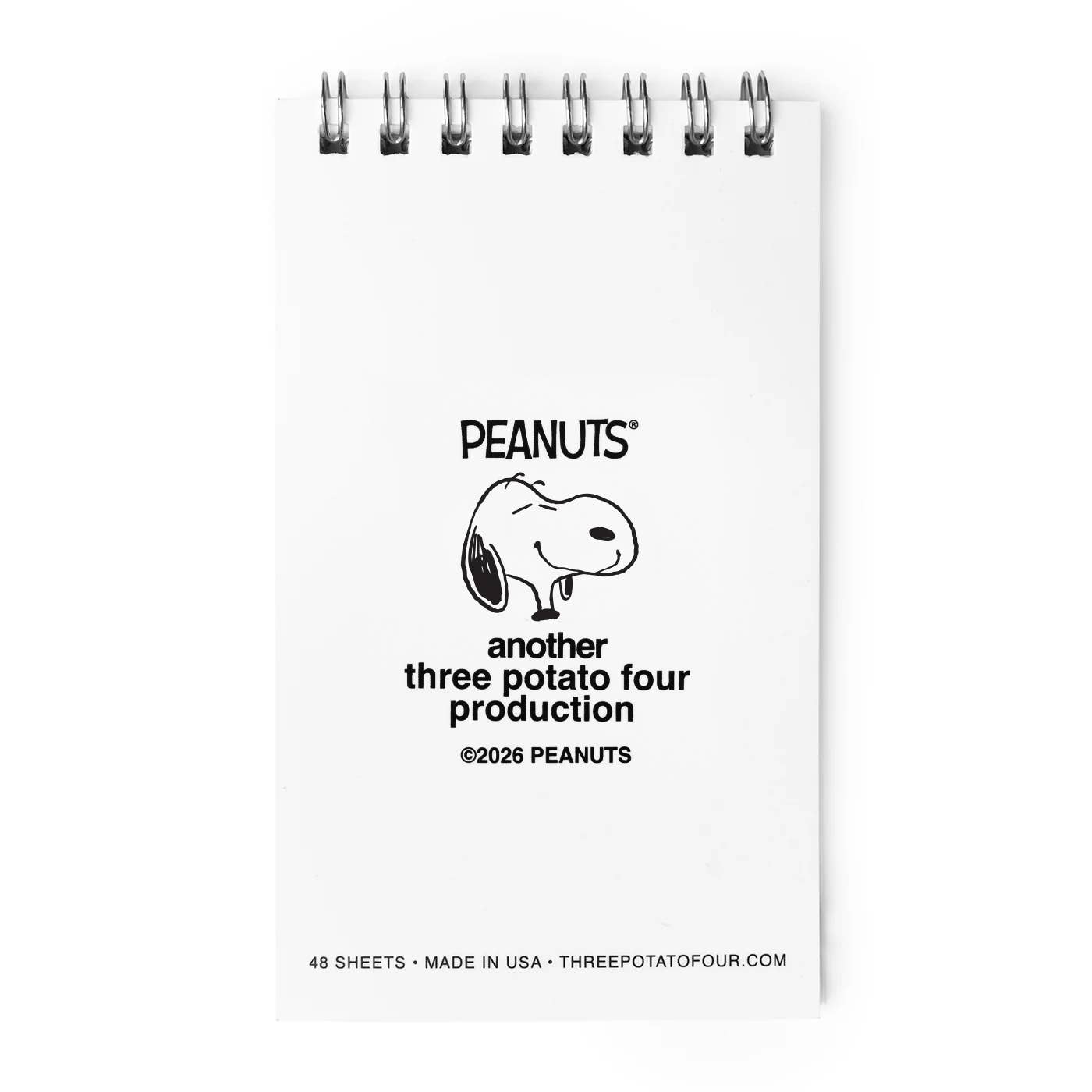 Peanuts Snoopy Strawberry Mini Spiral Notebook