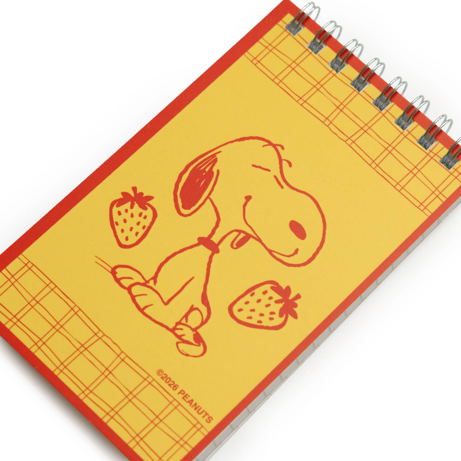 Peanuts Snoopy Strawberry Mini Spiral Notebook