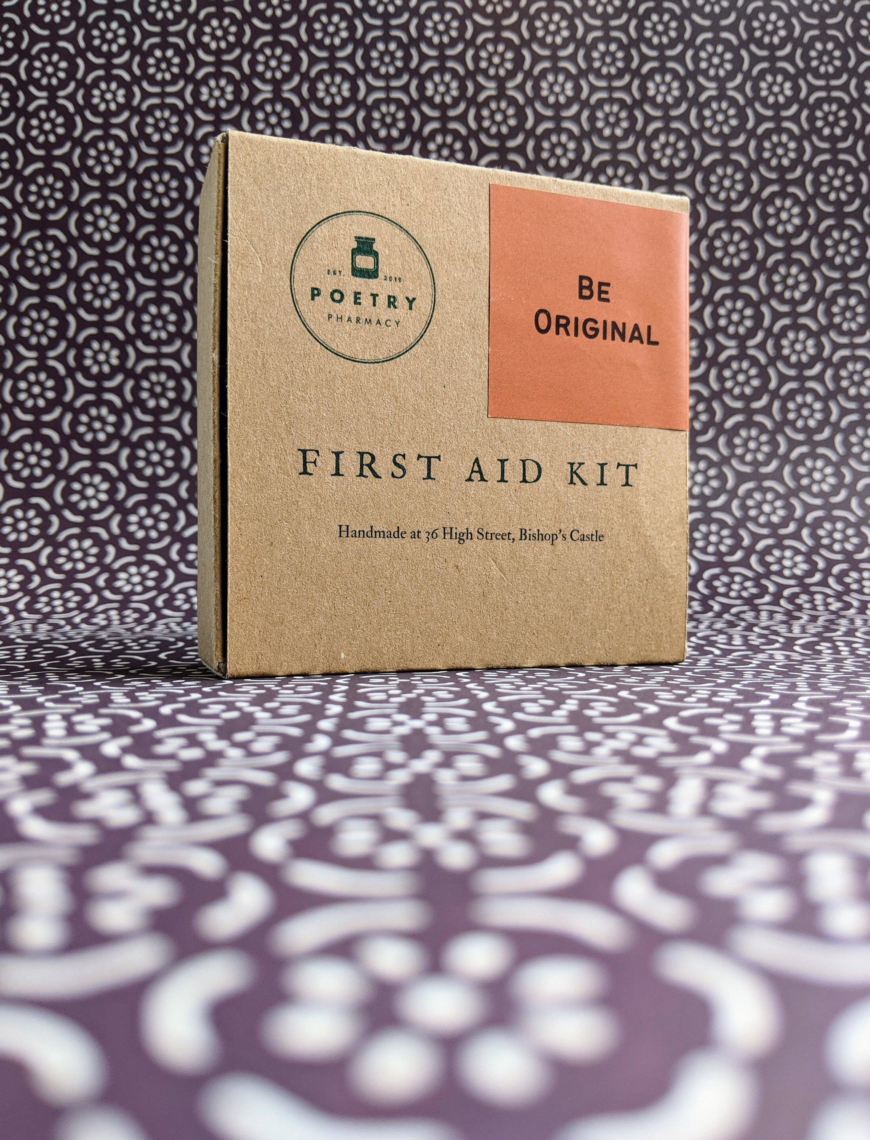 Poetry Pharmacy - First Aid Kit - Be Original