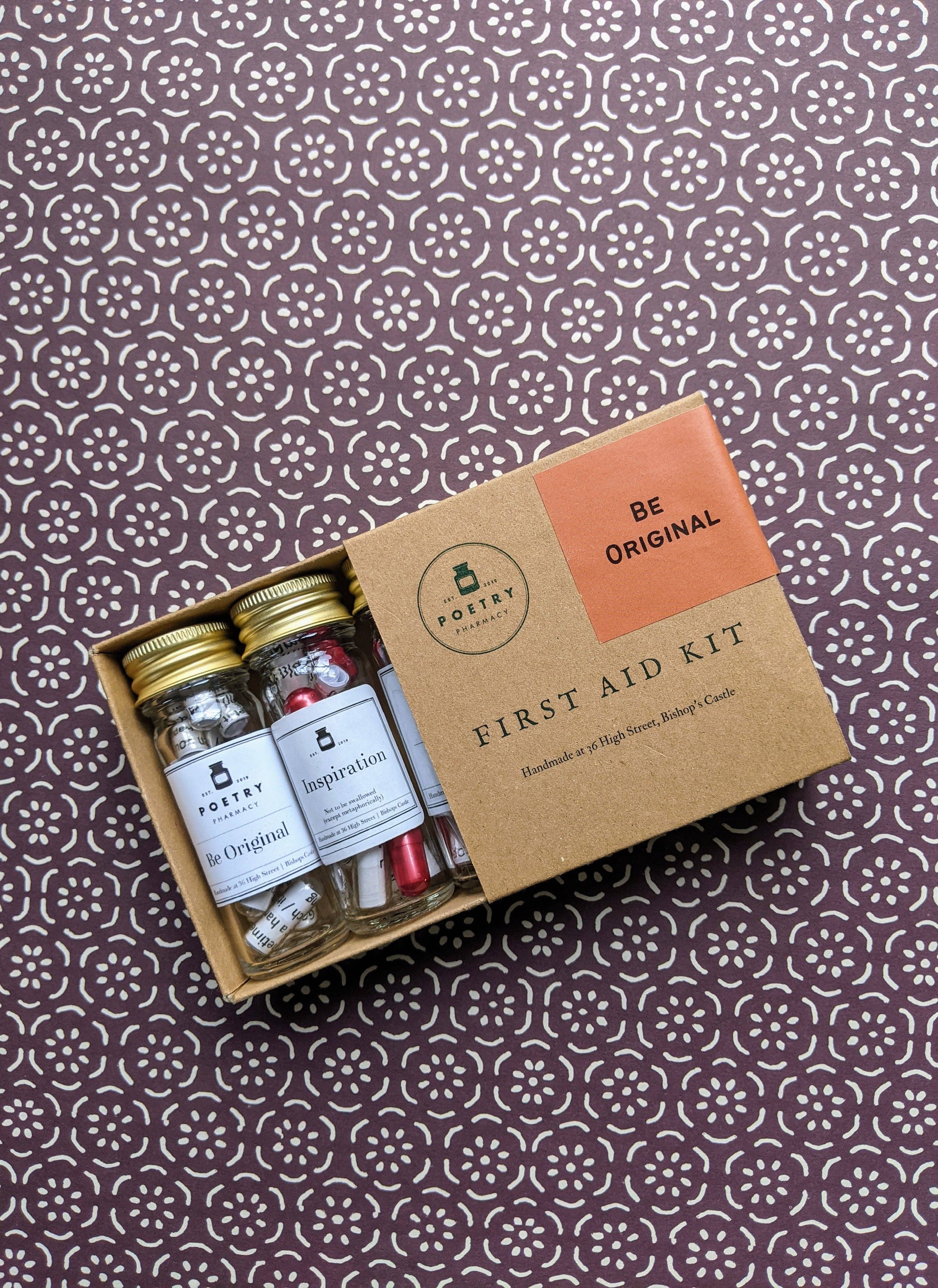 Poetry Pharmacy - First Aid Kit - Be Original