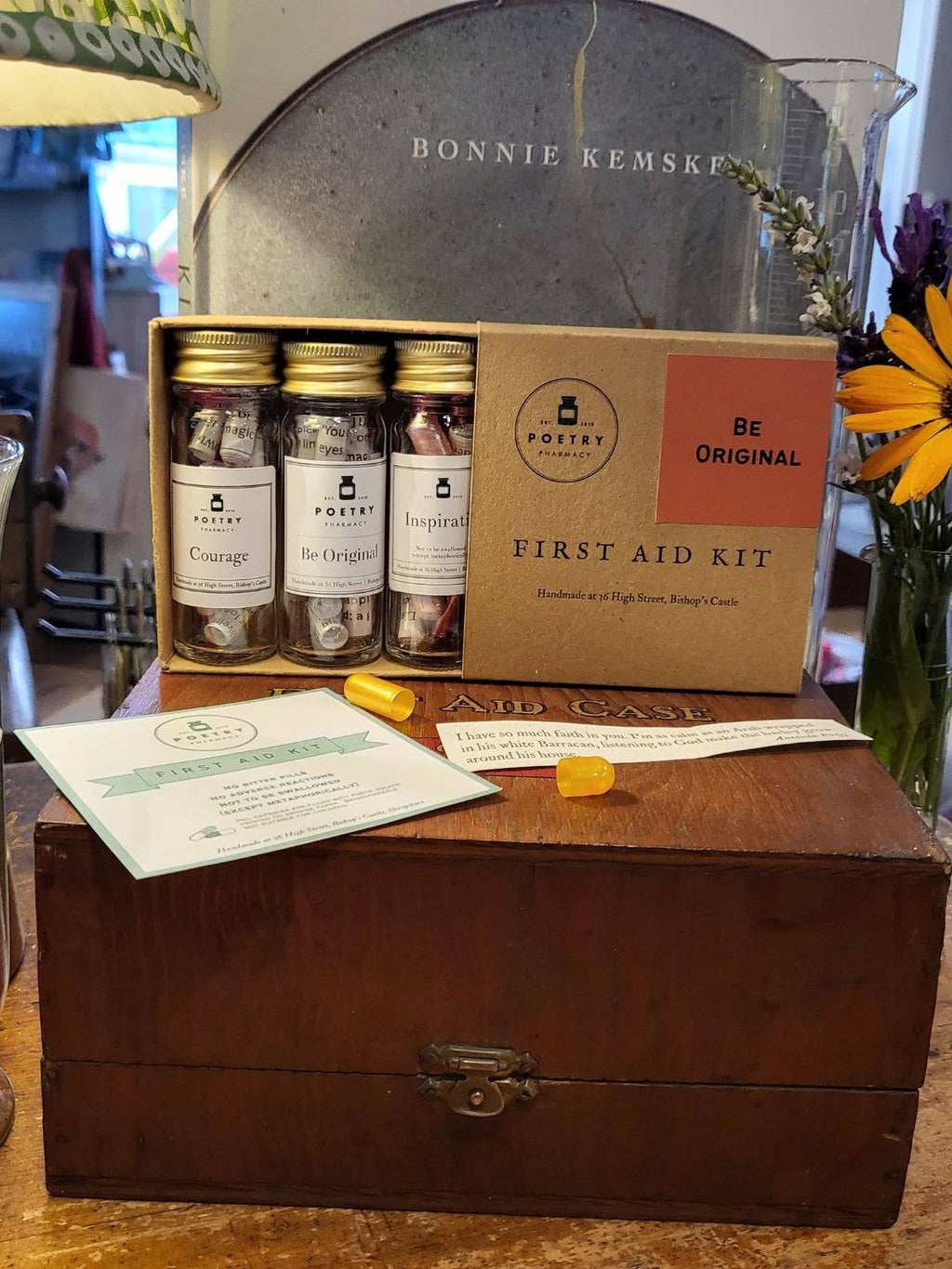 Poetry Pharmacy - First Aid Kit - Be Original