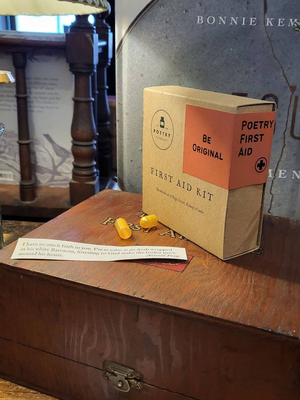 Poetry Pharmacy - First Aid Kit - Be Original