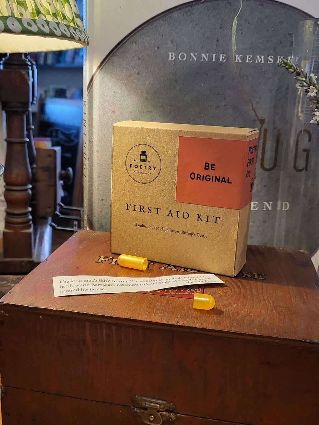 Poetry Pharmacy - First Aid Kit - Be Original