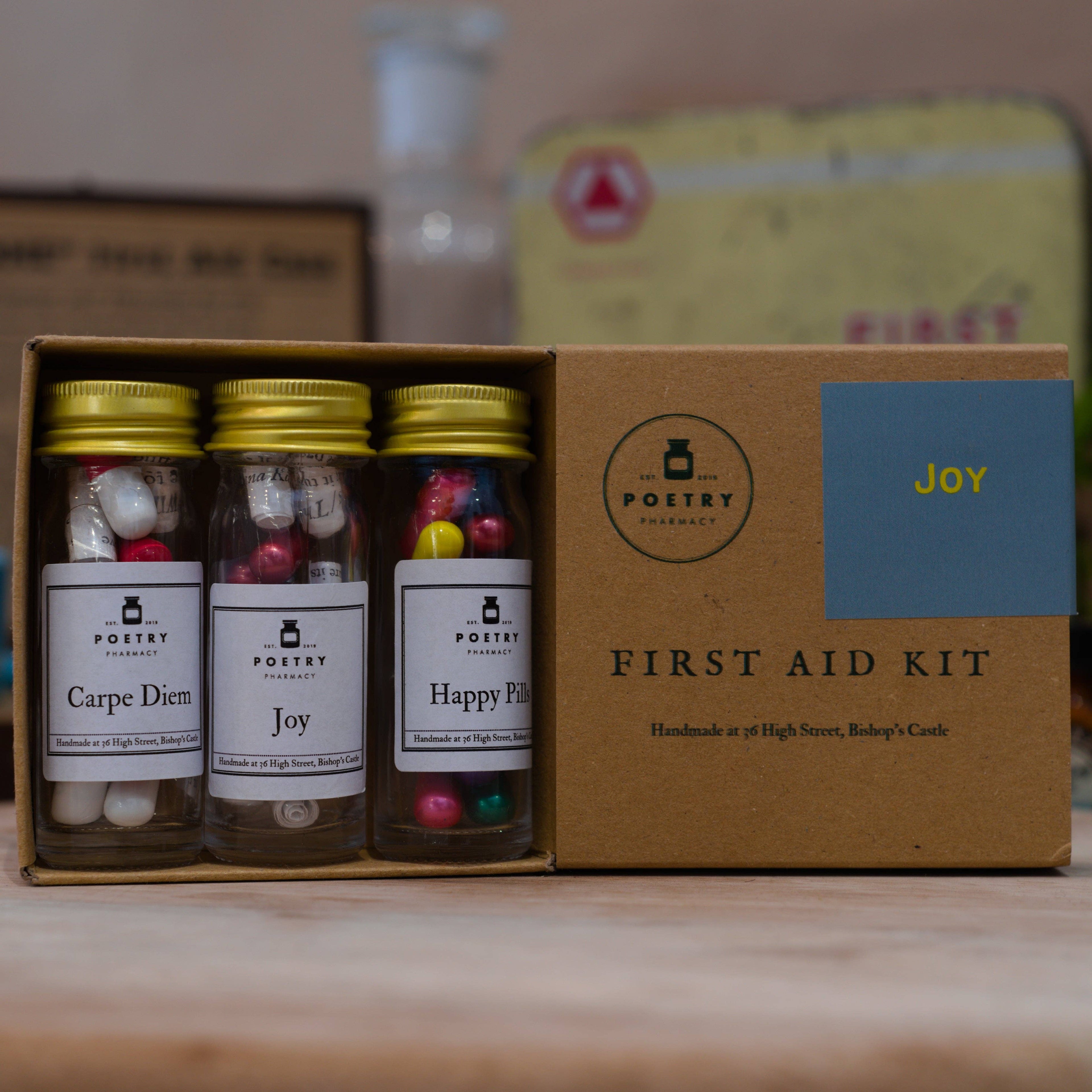 Poetry Pharmacy - First Aid Kit - Joy