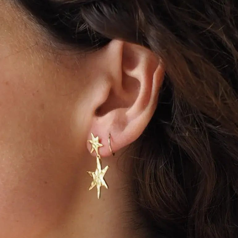 Roake Studio - Coco Gold Star Earrings