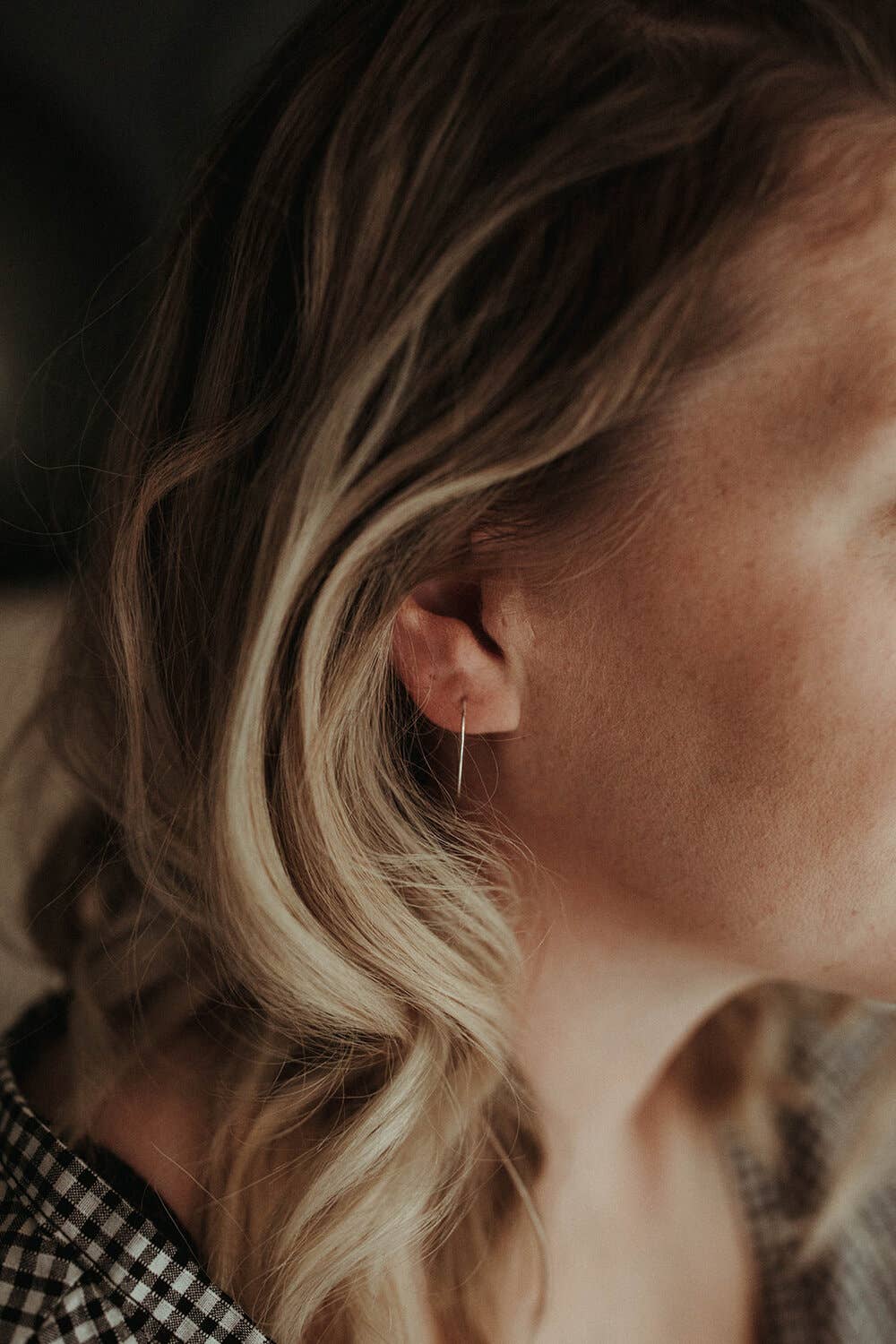 Roake Studio - Marianne Silver Hoop Earrings