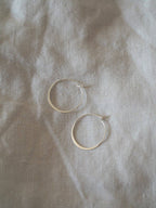 Roake Studio - Marianne Silver Hoop Earrings