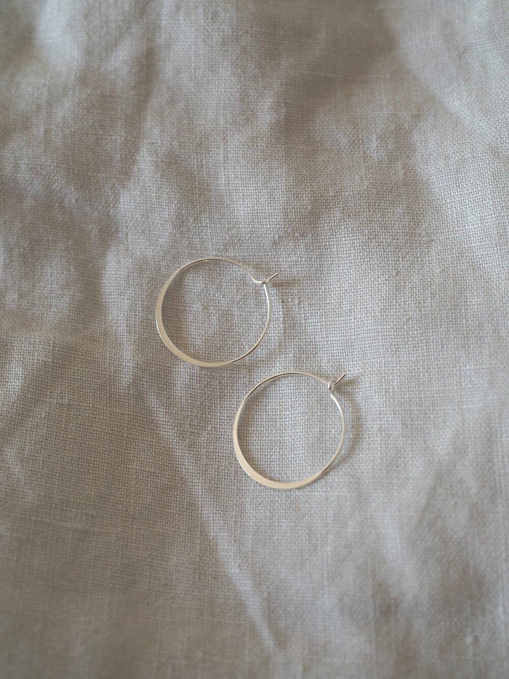 Roake Studio - Marianne Silver Hoop Earrings