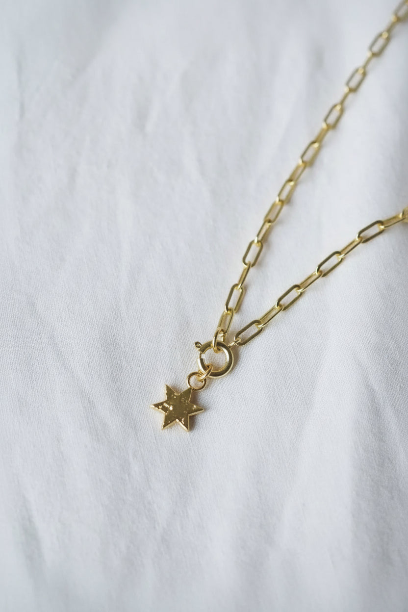 Roake Studio - Fallen Star Gold Plated Charm Necklace