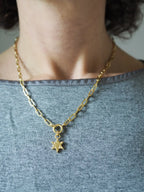 Roake Studio - Fallen Star Gold Plated Charm Necklace