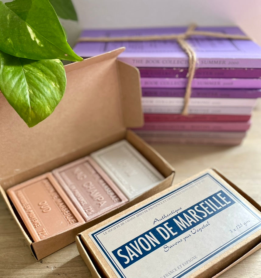 Warm & Woody Box of 3 French Soaps