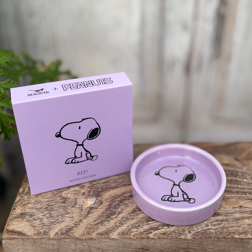 Snoopy Pin Dish ~ Sit!