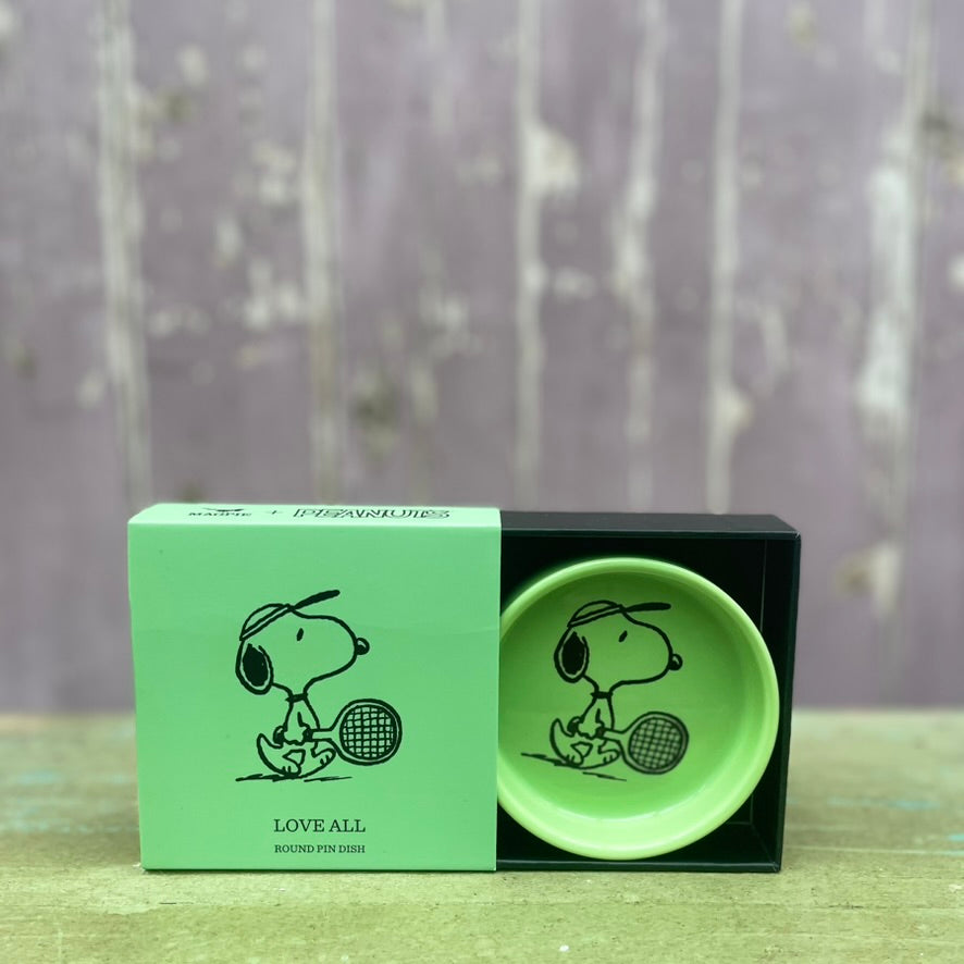 Snoopy Pin Dish - Love All Tennis