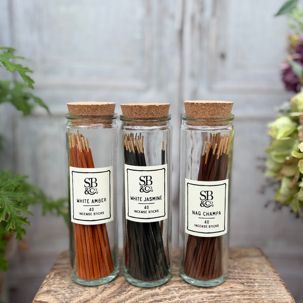 Sugarboo Incense in a Glass Jar