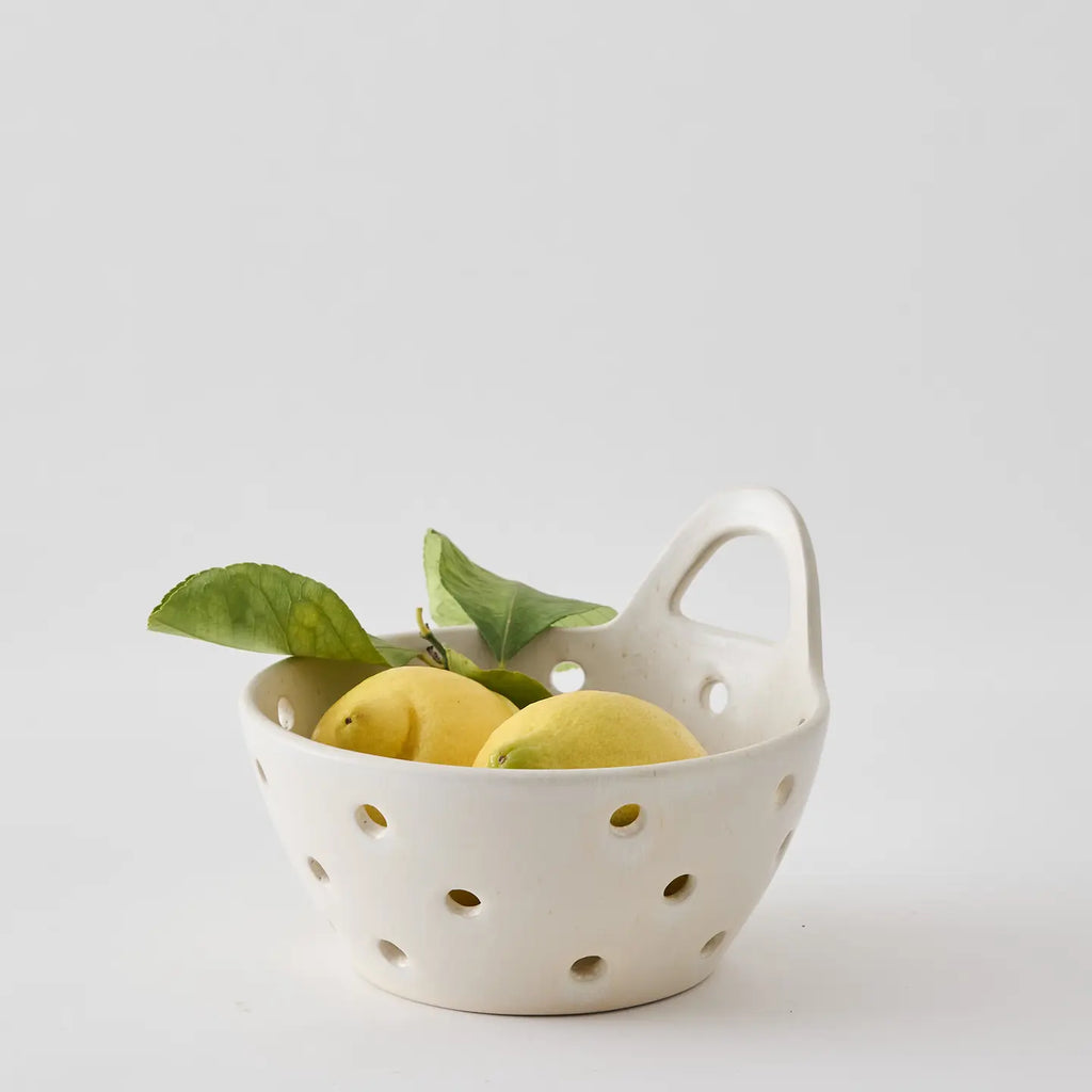 Stoneware Colander Bowl