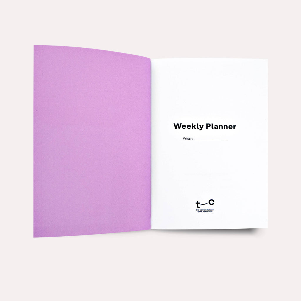 The Completist ~ Fete Pocket Undated Weekly Planner