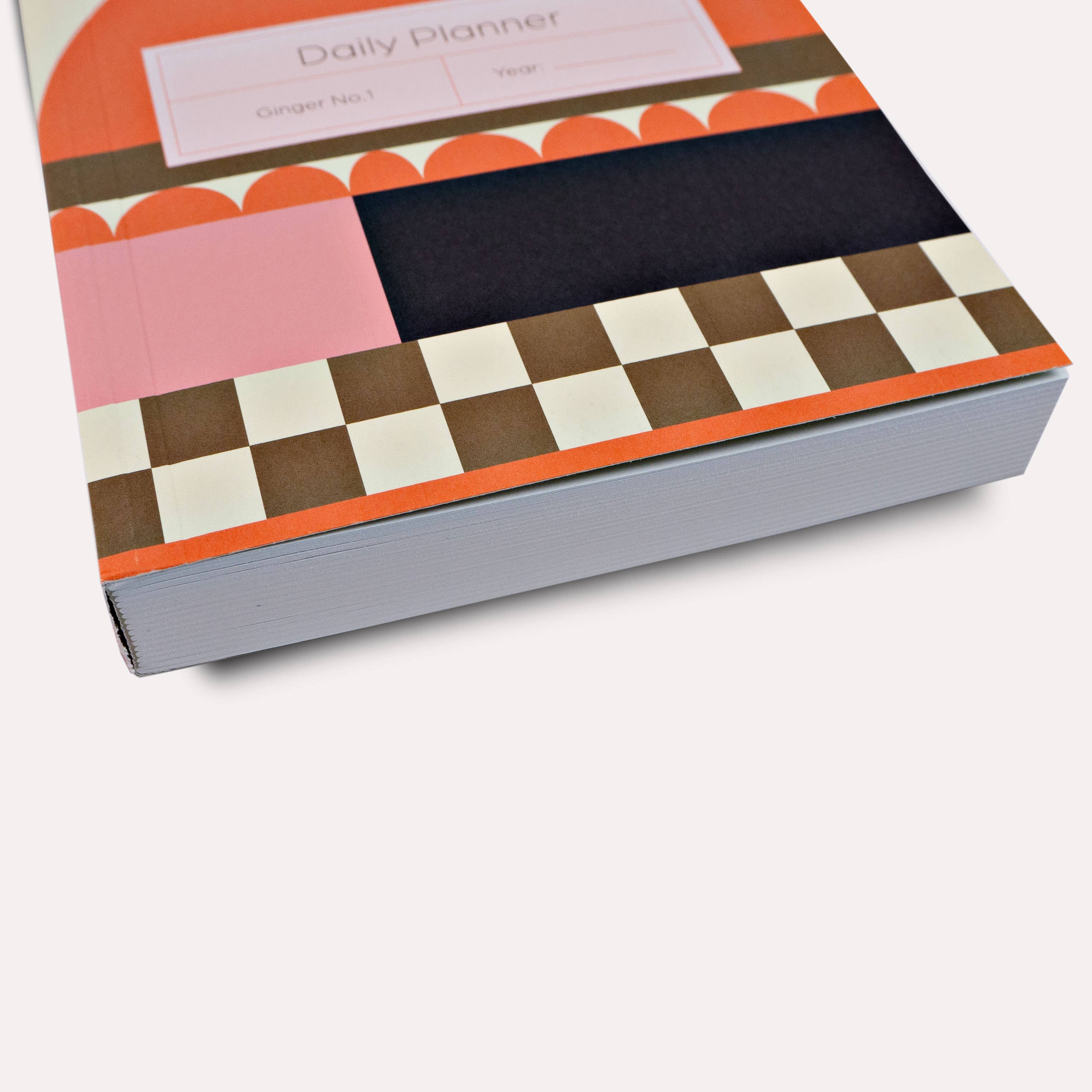 The Completist ~ Ginger Undated Daily Planner Book