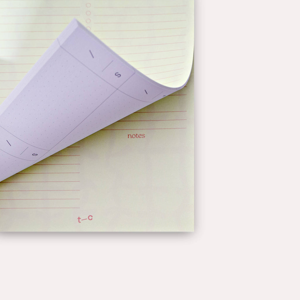 The Completist ~ Neroli Daily Planner Pad