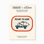 Snoopy Ready to Ride Embroidered Patch