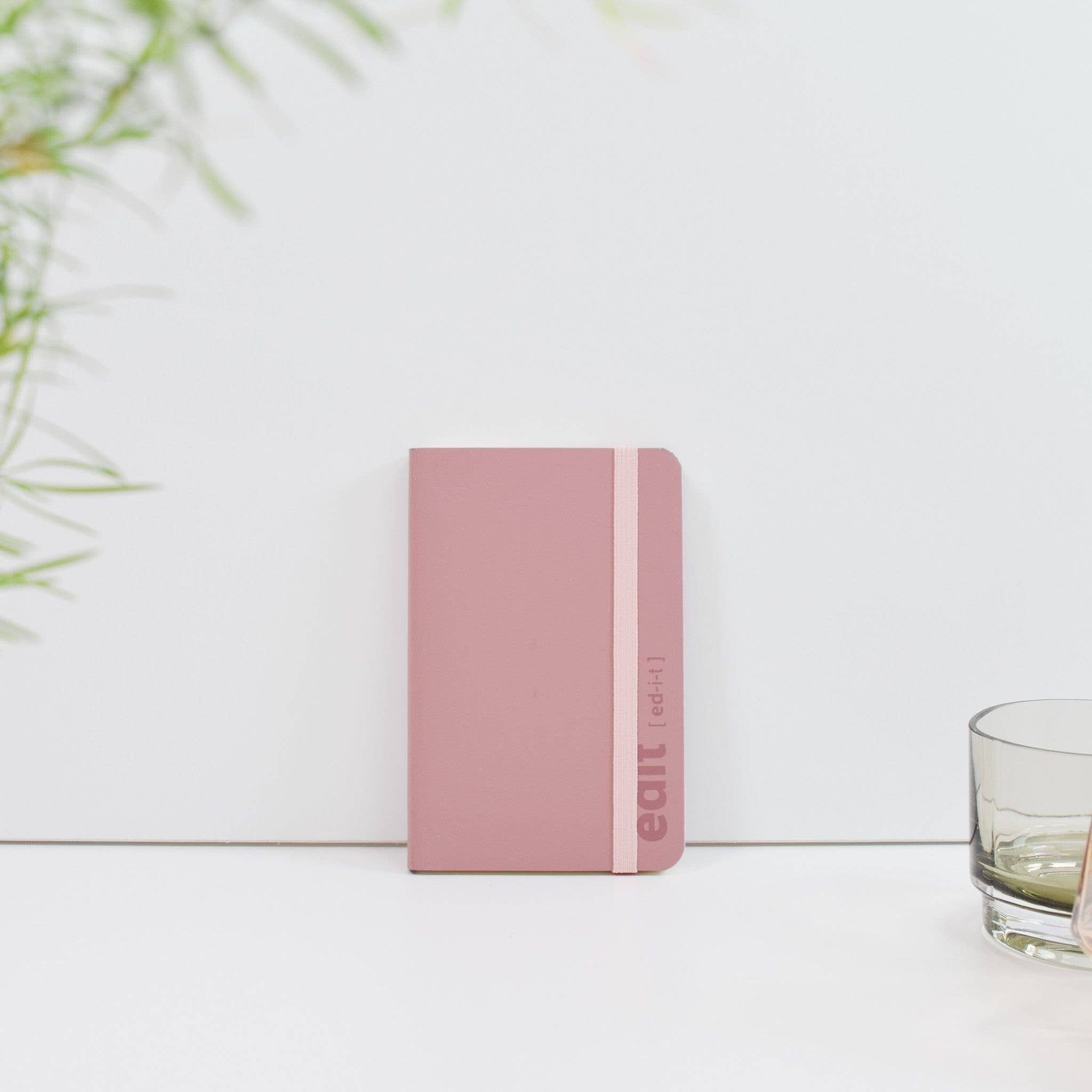 Vent A6 Recycled Leather Notebook EDIT Edition ~ Powder Pink