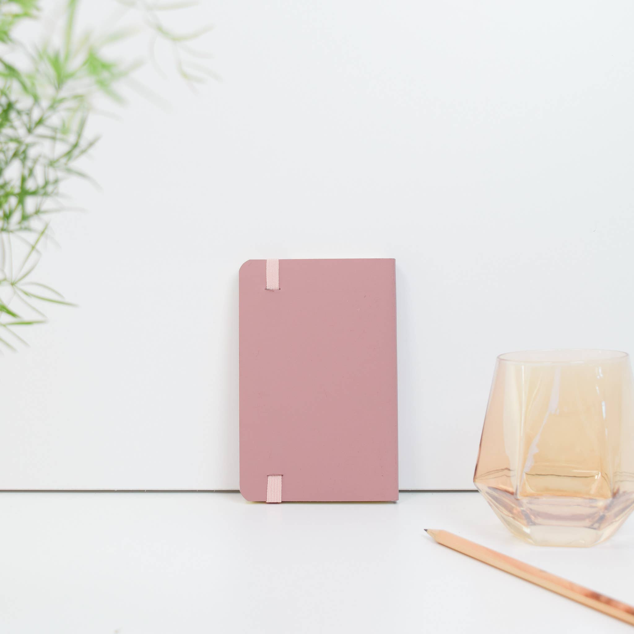 Vent A6 Recycled Leather Notebook EDIT Edition ~ Powder Pink