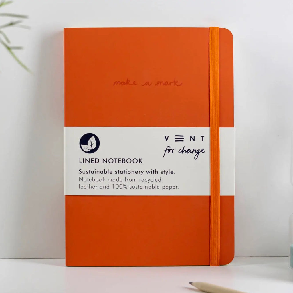 Vent Recycled Leather A5 Notebook